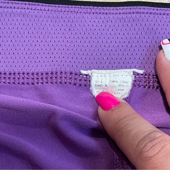 New Balance Purple and Black Mesh Running Shorts Size Large - Picture 4 of 7